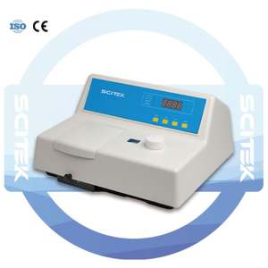 Espectrofotómetro visible con pantalla LED SCITEK, espectrofotómetro de laboratorio de 340-1000nm - Product Image 1