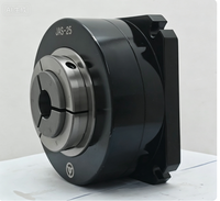 Mandrin vertical pneumatique fixe JAS-25 à trou traversant, haute rigidité, pour applications de perçage et de fraisage CNC