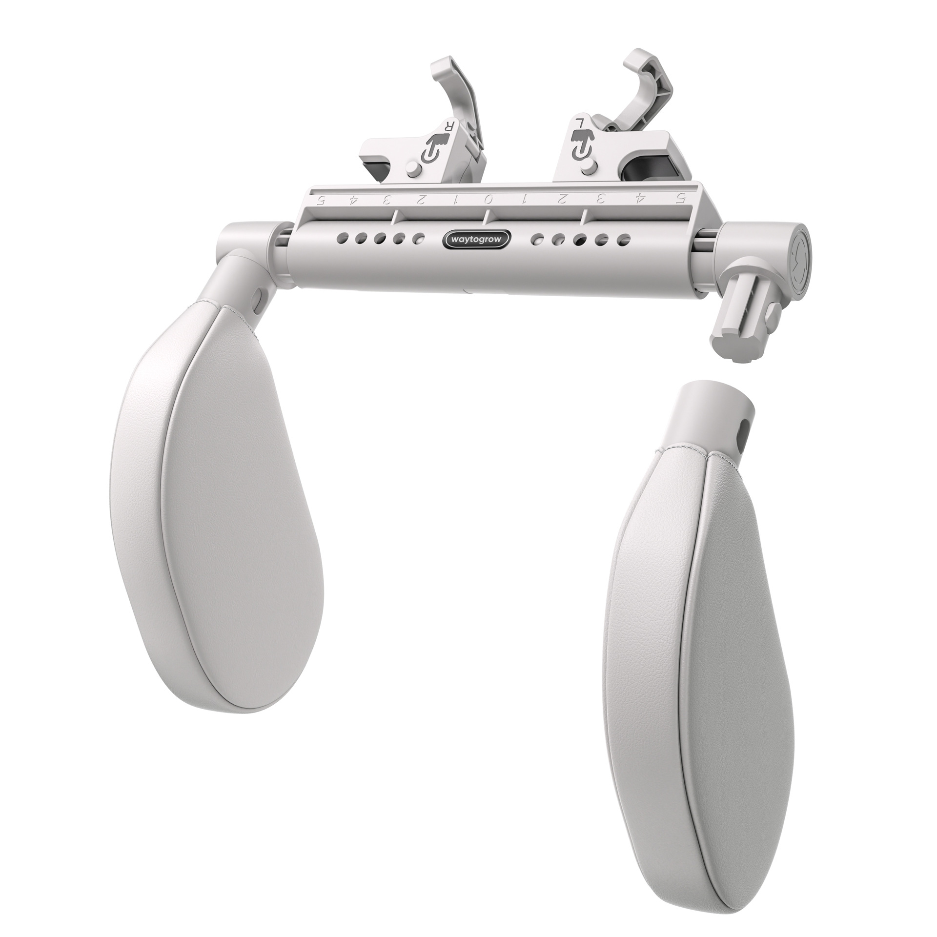 a13 gancho doble - gris