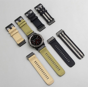Bracelet QuickFit 22mm 26mm Bracelet en nylon pour montre <span class=keywords><strong>Garmin</strong></span> Tactix <span class=keywords><strong>Fenix</strong></span> <span class=keywords><strong>7X</strong></span> <span class=keywords><strong>Pro</strong></span> instinct 2X <span class=keywords><strong>Solar</strong></span> Forerunner 965 - Product Image 3