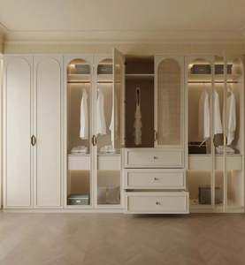 Armoire pliable de luxe au design européen moderne, taille personnalisée, haute qualité, dressing pour la maison, chambre à coucher - Product Image 5