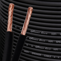 Câble audio en cuivre OFC avec gaine en PVC tressée et blindée en feuille d'aluminium, 1 m, pour microphone, haut-parleur, moniteur, home cinéma, Hi-Fi, bricolage