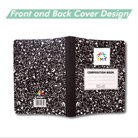 Cahier scolaire personnalisable avec reliure collée, motif imprimé sur mesure et option de logo personnalisé