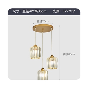 Lámpara Colgante Moderna de Cristal y Hierro con Diseño Redondo y Cuadrado, Bombilla <span class=keywords><strong>E27</strong></span>, Iluminación para Cocina, Garantía de 3 Años - Product Image 4