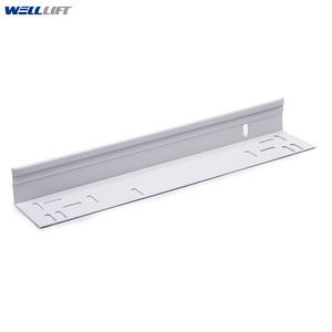 Vente en gros d'alliage d'aluminium moderne en acier inoxydable système de rail vertical manuel de pile courbé aérien pour <span class=keywords><strong>garage</strong></span> extérieur bon marché - Product Image 1