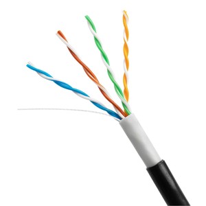 สายเคเบิลเครือข่าย Cat5e สำหรับภายนอกอาคาร ขนาด 24AWG 8 แกน ทองแดงปราศจากออกซิเจน หุ้มฉนวน PVC แบบไม่ป้องกันสัญญาณรบกวน ความยาว 50 ม. 100 ม. 200 ม. 305 ม. สำหรับใช้งานกับคอมพิวเตอร์ - Product Image 3