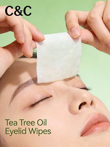 Lingettes nettoyantes pour paupières à l'huile d'arbre à thé pour les yeux secs et la blepharite, 30 pièces - Product Image 3