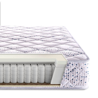 Matelas hybride COSTFULL double 10 pouces, ressorts ensachés, mousse à mémoire de forme gel, design moderne, garantie 10 ans, épaisseur 20-35 cm, fermeté moyenne