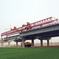 Grúa de lanzamiento de vigas de puente de 200 toneladas, lanzador de vigas profesional para la construcción de autopistas