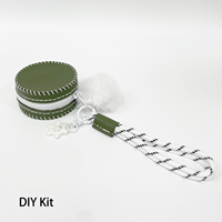 Kit de fabrication de sac à main en cuir DIY, kit de fabrication de sacs à main pour maman, mini porte-monnaie en cuir DIY pour cadeau d'anniversaire, de mariage ou de fiançailles