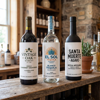 Manchons d'emballage en carton blanc à double paroi écologiques personnalisés XJY avec logo pour bouteilles de vin et de tequila