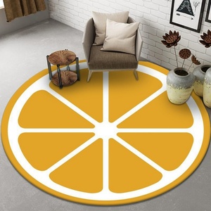 Alfombra irregular con dibujos de frutas, felpudo para puerta de dormitorio, alfombra para el suelo con diseño de fresa, alfombra absorbente antideslizante para baño - Product Image 4