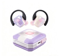 Casque audio violet de haute qualité avec technologie d'amélioration de la qualité sonore, réduction active du bruit et mode transparence
