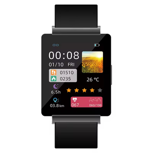 Pantalla táctil pulsera impermeable Bluetooth salud sueño llamada Fitness Tracker Monitor de ritmo cardíaco reloj deportivo inteligente - Product Image 4