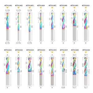 Huhao compuesto 3.175mm 6mm 8mm 12mm 2 <span class=keywords><strong>flauta</strong></span> arriba y abajo Molino <span class=keywords><strong>de</strong></span> extremo <span class=keywords><strong>de</strong></span> compresión <span class=keywords><strong>dos</strong></span> flautas para broca <span class=keywords><strong>de</strong></span> aglomerado <span class=keywords><strong>de</strong></span> madera contrachapada 407311401 - Product Image 3
