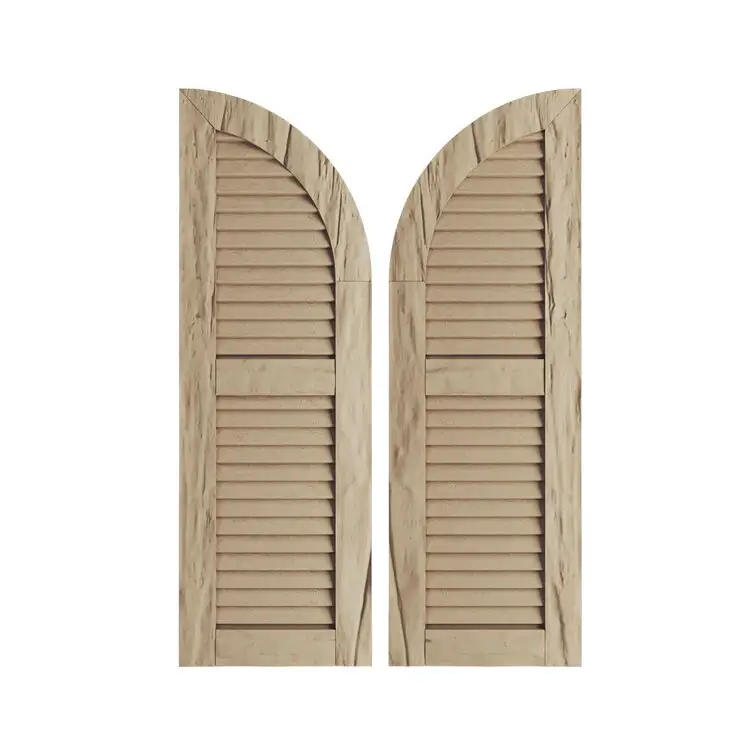 customize PVC shutters solid louver blind interior Basswood Plantation Shutter window