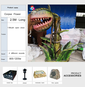 ดอกไม้<span class=keywords><strong>ศพ</strong></span>กลางแจ้งที่กำหนดเองตกแต่ง Animatronic สำหรับขาย - Product Image 4