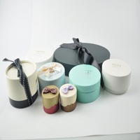 Boîte cylindrique ronde pour fleurs, emballage personnalisé avec logo, boîte cylindrique pour mariage, décoration