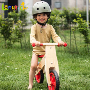 Jouets en <span class=keywords><strong>bois</strong></span> de vélo d'équilibre d'enfants, jouets en <span class=keywords><strong>bois</strong></span> favorables à l'environnement extérieurs de vélo d'équilibre pour de jeunes enfants - Product Image 2