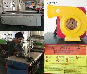 23ft Cầu Trượt Thương Mại Cầu Thang Lâu Đài Nhảy Hinchables Cầu Trượt Nước Trượt Nước Hai Làn Bơm Hơi - Product Image 5