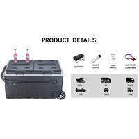 75L/95L recién llegados Mini nevera para caja de congelador de coche 12V compresor refrigerador portátil neveras de coche