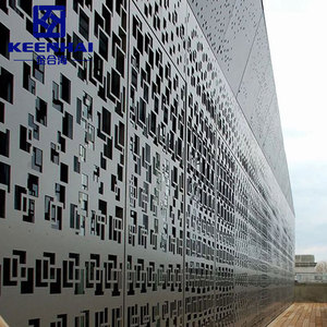 Paneles de <span class=keywords><strong>Fachada</strong></span> de Metal para Exteriores, Revestimiento de Aluminio de Diseño Moderno para Decoración de Edificios, Fachadas de Hoteles - Product Image 2