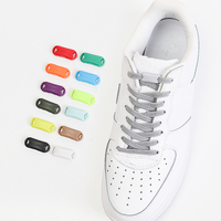 Lacets élastiques faciles et pratiques, boucle, lacets pour baskets, accessoires, serrure, kit de chaussures de sport AF1, décoration de chaussures