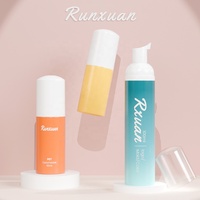 Bouteille à bulles moussantes en plastique personnalisée de 50 ml, bouteille de nettoyant pour le visage de 40 ml, 60 ml, emballage pour soins de la peau de 100 ml, bouteille à pompe à mousse de 80 ml