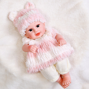 Muñeca Bebé <span class=keywords><strong>Reborn</strong></span> Recién Nacida de 14 Pulgadas de Cuerpo Completo de Silicona Realista para Niñas, Juguete Modelo de Peluche Suave y Plástico - Product Image 5
