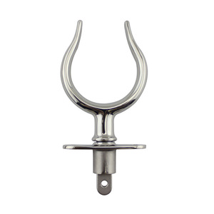 Fourche d'aviron en acier inoxydable 316, quincaillerie marine pour yachts et radeaux - Product Image 2