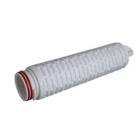 Cartucho de filtro de membrana PTFE hidrofóbica natural, filtración de gases y solventes