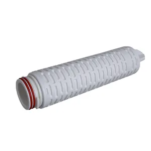 Naturally Hydrophobic PTFE Membrane Filter Cartridge For Gases And Solvents Filtration