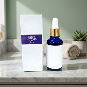 HANRUI Pure Skin <b>Illuminating</b> Essence Facial Essence Serum 30ml Blue Bottle White Boxed - Product Image 2
