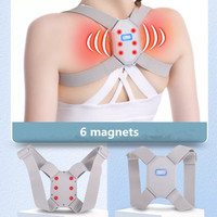 Correcteur de posture intelligent universel réglable en Spandex/Nylon léger, protection professionnelle, batterie 500 mAh, 2 heures de charge, livré.