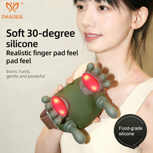 Masseur cervical sans fil rechargeable PAKISS avec thérapie thermique |   Masseur de cou à pétrissage des doigts |   Masseur Shiatsu portable - Product Image 5