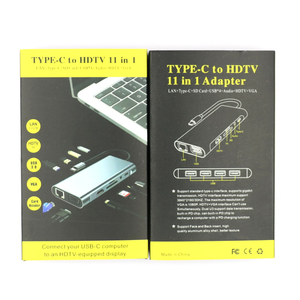ฮับขยายพอร์ต OEM รุ่นยอดนิยม 11-in-1 <span class=keywords><strong>USB</strong></span> 3.0 พร้อม PD 100mbps, Ethernet, VGA, AUX, <span class=keywords><strong>USB</strong></span> Type C สำหรับ Docking Station สำหรับ MacBook และแล็ปท็อป - Product Image 5