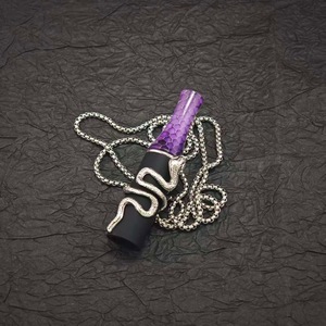 Boquilla de Metal con Diseño de Calavera Gótica para Hookah, Puntas Individuales para Shisha, Estilo Joyería - Product Image 1