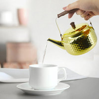Ensemble de cafetière arabe en acier inoxydable cafetière turque 3 pièces bouilloire à thé expresso cafetières classiques de style moyen-oriental