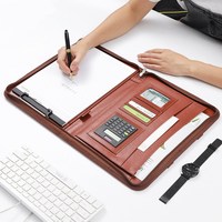 Porte-documents de présentation A4 avec fermeture éclair pour bureau et affaires, classeur de conférence, porte-fichiers, XIWAN, durable et de haute qualité