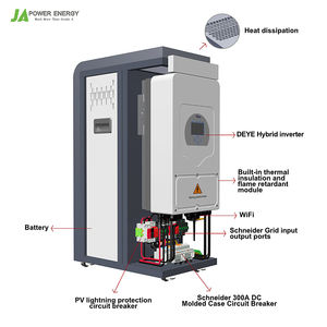 Système hybride monophasé 8kw extensible 14kwh 15kwh 16kwh <span class=keywords><strong>batterie</strong></span> Lifepo4 pour toute la <span class=keywords><strong>maison</strong></span> solution énergétique tout-en-un machine - Product Image 4