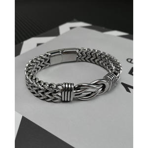Hotsale Stainless Steel Chain love Knot Magnetic <b>Bangle</b> Bracelet Jewelry Stainless Steel for <b>Men</b> - Product Image 3