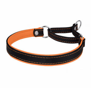 <span class=keywords><strong>Collar</strong></span> de perro Martingale de cuero Galgo para entrenamiento de mascotas ajustable e impermeable de primera calidad con cadena de acero inoxidable - Product Image 3