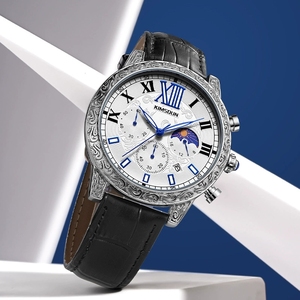 Reloj de Hombre <span class=keywords><strong>KIMSDUN</strong></span> K-1806B, Estilo Retro Redondo, Cuarzo, Moda Vintage, Gran Venta 2026 - Product Image 1