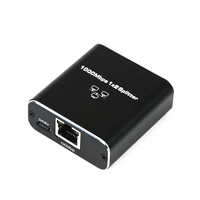 Répartiteur réseau Gigabit Ethernet 1 vers 2 avec alimentation USB, adaptateur Internet RJ45 1000 Mbps pour câble Cat, 2 appareils simultanément