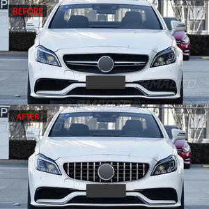 Grille de pare-chocs avant pour Mercedes Benz W218 C218 CLS63 AMG 2015 2016 2017, style GT R, accessoires de tuning - Product Image 6
