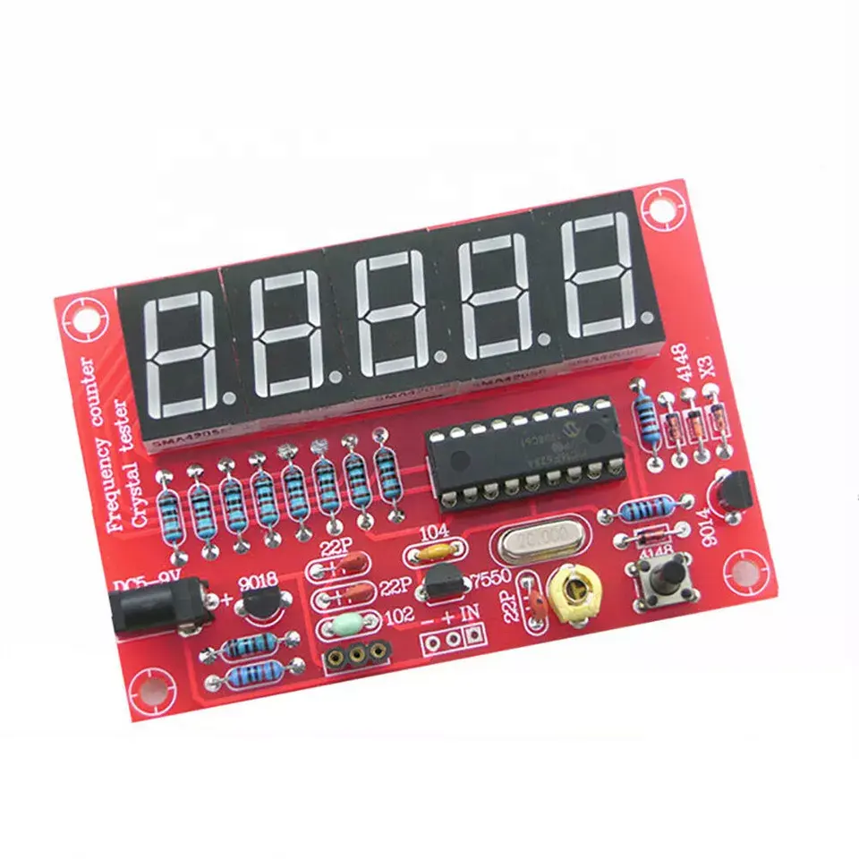 جهاز فحص ذبذبات الكريستال, جهاز فحص ذبذبات الكريستال ، سهل التركيب ، 1Hz-50MHz ، USB ، 5V ، دقة 5-bit ، جهاز اختبار التردد الرقمي