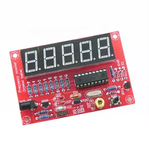 DIY 1Hz-50MHz USB 5V crystal oscillator tester kit 5-bit resolution LED instrument frequency tester digital