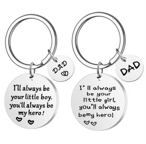 <b>Customized</b> Round Stainless Steel Logo Chain Gifts Key Ring Promotional Metal <b>Keychain</b> - Product Image 3