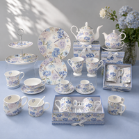 Assiette en céramique imprimée Hortensia Rose, motif floral, pour la maison et les fêtes