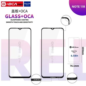 10 Uds G + oca Pro Glass con Oca para OPPO Real Q3s Q3t Q3PRO Q5 Q5i Q5PRO V3 V5 V7 V11 V11S V15 V20 V23 V25 V30 X XT <span class=keywords><strong>Narzo</strong></span> N65 5G - Product Image 3
